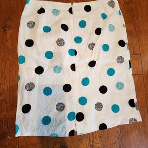 🌱 Talbots Polka Dot Skirt Size 14